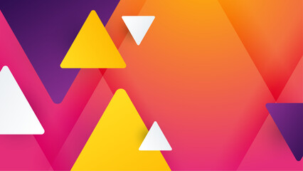 Abstract Geometric Memphis Background colorful shape