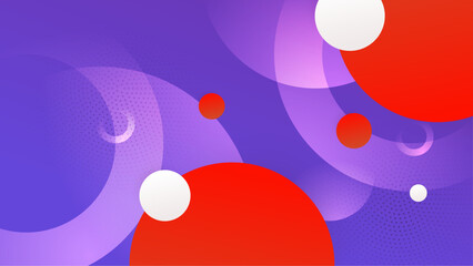 vector background with colorful different shapes