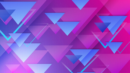 vector geometric background with bright colors and abstract style