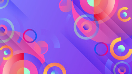 Dynamic colorful vector abstract gradient shapes background