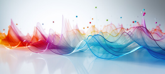 Business and office statistics, numbers and reports. Sales, profit, cost, capital etc. Data analysis, data science concept. Hand edited generative AI.