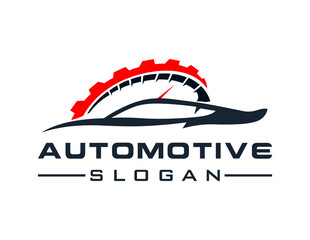 Logo design about Automotive on a white background. created using the CorelDraw application.