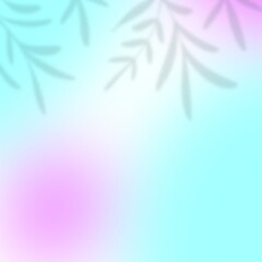 Shadow overlay effect. Transparent soft light and gradient background.