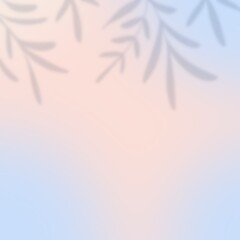 Shadow overlay effect. Transparent soft light and gradient background.