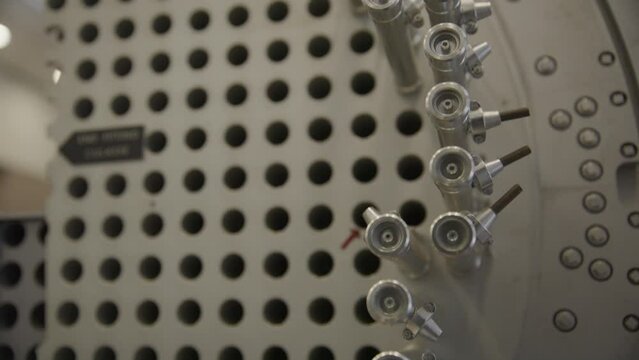Candu nuclear reactor close up details macro
