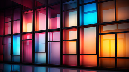 Generative AI, Architectural Abstractions: Vibrant Patterns in Architectural Details