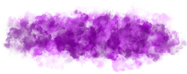 purple fog isolated on transparent background