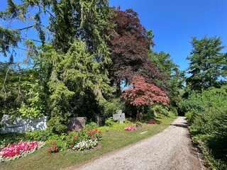 Nordheim cemetery or cemetery of Nordheim oder Friedhof Nordheim - Zürich (Zurich or Zuerich), Switzerland (Schweiz)