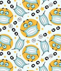 
cartoon smiling wearing mis cute colorful hand drawn
medical advice element