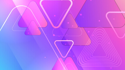 vector pink purple and blue background with different shapes