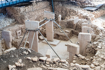 Gobeklitepe in Sanliurfa. The Oldest Temple of the World. Gobekli Tepe is a UNESCO World Heritage...