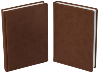 blank book hardcover mockup perspective view