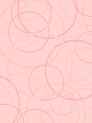 Background color abstract light pink circles