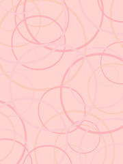Background color abstract light pink circles