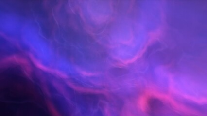 Cosmic background with a blue purple nebula and stars