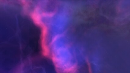 Obraz na płótnie Canvas Cosmic background with a blue purple nebula and stars
