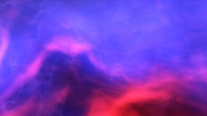 Cosmic background with a blue purple nebula and stars