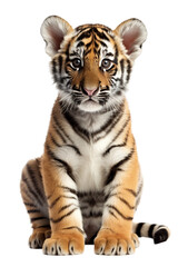 Transparent PNG - Tiger Cub