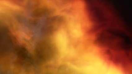 Cosmic background with a blue purple nebula and stars