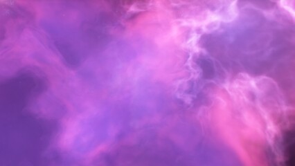 Cosmic background with a blue purple nebula and stars
