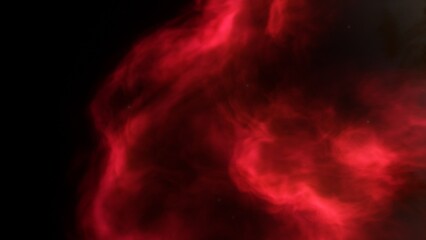 nebula gas cloud in deep outer space, science fiction illustration, colorful space background with stars 3d render
