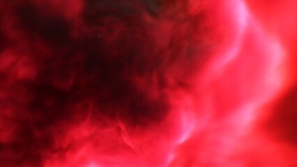 nebula gas cloud in deep outer space, science fiction illustration, colorful space background with stars 3d render
