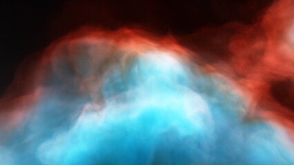 nebula gas cloud in deep outer space
