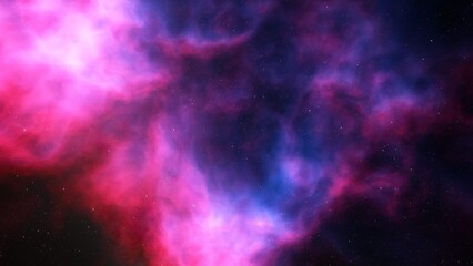 nebula gas cloud in deep outer space
