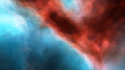 nebula gas cloud in deep outer space
