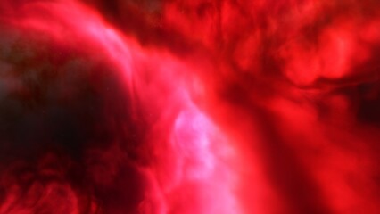 Cosmic background with a blue purple nebula and stars