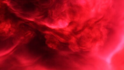 Fototapeta premium Cosmic background with a blue purple nebula and stars