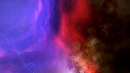 Obraz na płótnie Canvas Deep space nebula with stars. Bright and vibrant Multicolor Star field Infinite space outer space background with nebulas and stars. Star clusters, nebula outer space background 3d render 