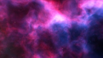 Deep space nebula with stars. Bright and vibrant Multicolor Star field Infinite space outer space background with nebulas and stars. Star clusters, nebula outer space background 3d render

