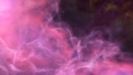 bright nebula, nebula in space, majestic red-purple nebula, beautiful space background 3D render
