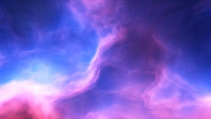 bright nebula, nebula in space, majestic red-purple nebula, beautiful space background 3D render
