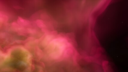 Cosmic background with a blue purple nebula and stars
