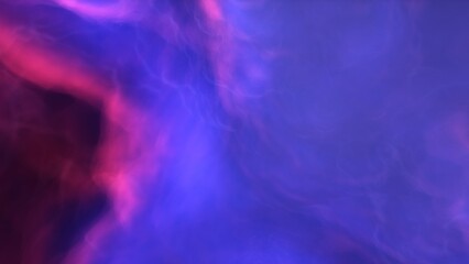 Cosmic background with a blue purple nebula and stars

