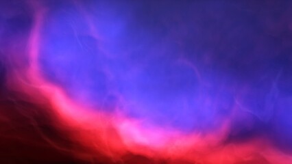 nebula gas cloud in deep outer space, science fiction illustration, colorful space background with stars 3d render
