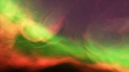 nebula gas cloud in deep outer space, science fiction illustration, colorful space background with stars 3d render
