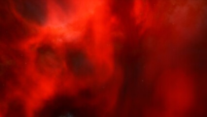 nebula gas cloud in deep outer space, science fiction illustration, colorful space background with stars 3d render
