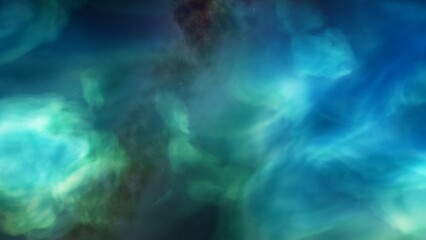 Space background with realistic nebula and shining stars. Colorful cosmos with stardust and milky way. Magic color galaxy. Infinite universe and starry night. 3d render
