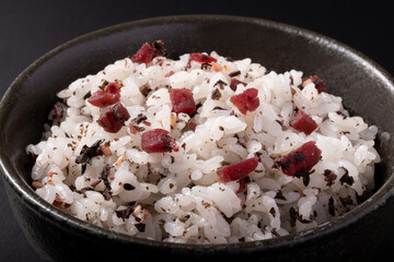 カリカリ梅ごはん