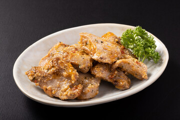 カツオのガーリックソテー