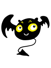 halloween bat monster cartoon png