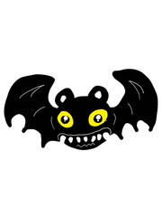 halloween bat monster cartoon png