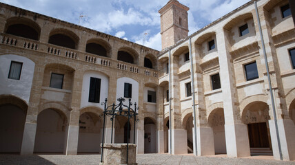 Fototapeta na wymiar Convent de Saint Diego, center cultural in Menorca, Spain