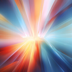 abstract light burst