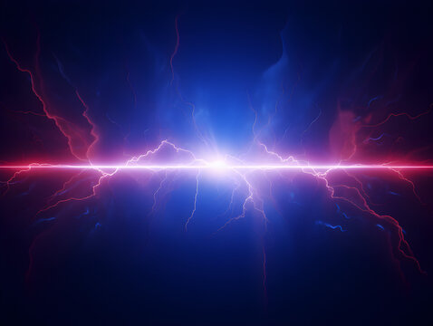 abstract light background with lightning and glowing streak of light