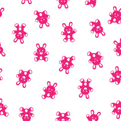 cute rabbit pattern suitable for textiles,