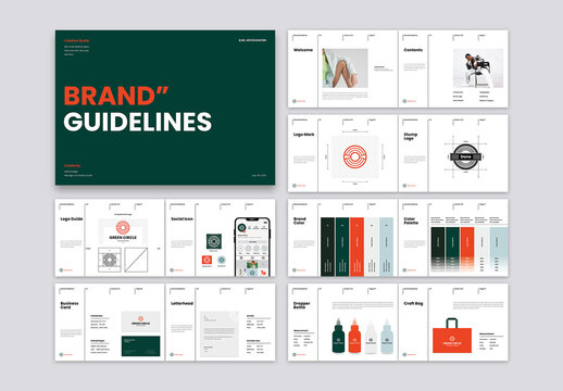 Brand Identity Guidelines Design Layout